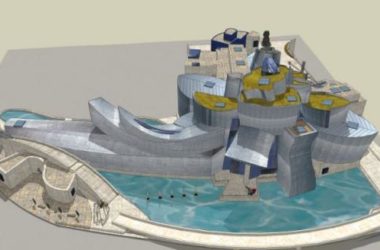 SketchUp Cultural Model: Multi-Story Guggenheim Museum in Modern Architectural Style-BIM WORLD