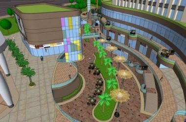 Detailed SketchUp Model of a Multi-Story Commercial Complex Featuring Residential, Office, Hotel, and Classical Design Elements-BIM WORLD
