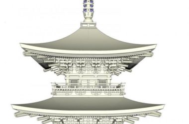 SketchUp Model: Multi-Story Ancient Chinese Tower Architecture-BIM WORLD
