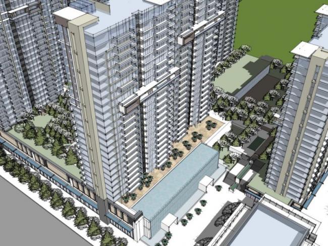 Modern High-Rise Residential Buildings | SketchUp Residential Model