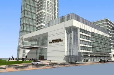 Modern Super High-Rise Hotel Model in SketchUp-BIM WORLD