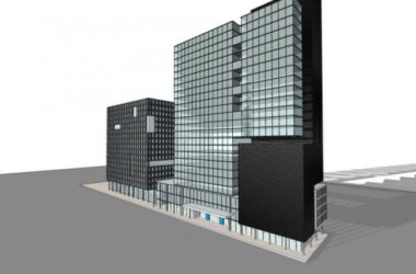 SketchUp Model of a Modern High-Rise Commercial Office Complex-BIM WORLD