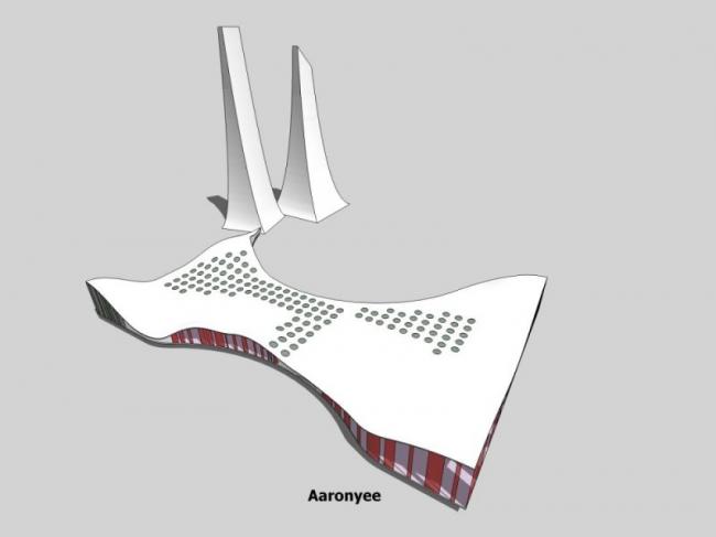 SketchUp Cultural Model: Modern Multi-Story Art Gallery Architecture