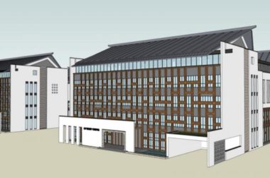 SketchUp Cultural Model: Multi-Story Elderly Cadre Activity Center in Traditional Chinese Style-BIM WORLD
