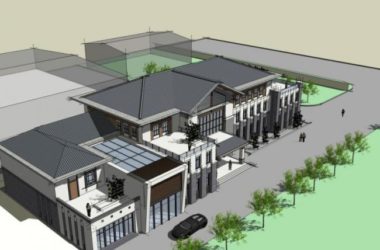 SketchUp Business Model: Multi-Story Club in Modern Chinese Style-BIM WORLD