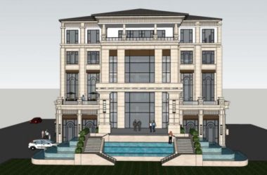 SketchUp Business Model: Designing a Multi-Story European Classical Style Club-BIM WORLD