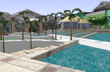 SketchUp Business Model: Modern Multi-Story Clubhouse Design-BIM WORLD