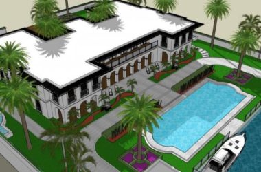 SketchUp Business Model: Modern Low-Level Clubhouse Design-BIM WORLD