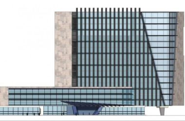 Modern Multi-Story Office Building Model in SketchUp-BIM WORLD