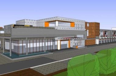 SketchUp Business Model: Modern Multi-Story Commercial Building Design-BIM WORLD