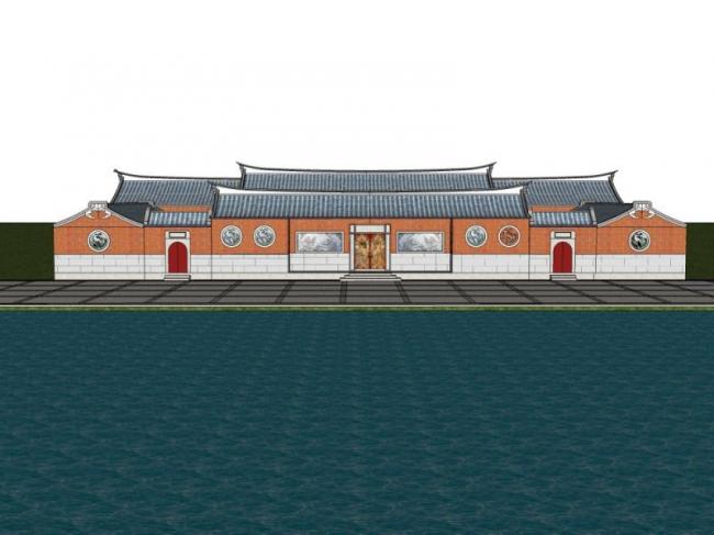 SketchUp Model of Traditional Multi-Story Minnan Architecture | Ancient Chinese Style