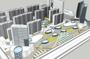 SketchUp Complex Model: Multi-Story Commercial, Residential, Office, and Modern Hotel Design-BIM WORLD