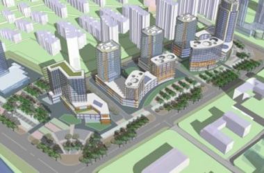 Modern Multi-Story Office Building Model in SketchUp-BIM WORLD