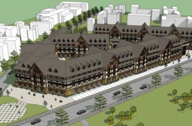 Classical Multi-Story Residential Model with Ground Floor Commercial Space in SketchUp-BIM WORLD