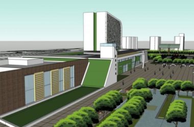 Modern High-Rise Office Building Model in SketchUp-BIM WORLD