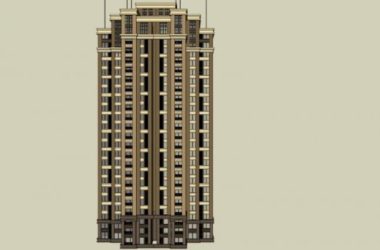 SketchUp Residential Models: High-Rise and Classical Style Buildings-BIM WORLD