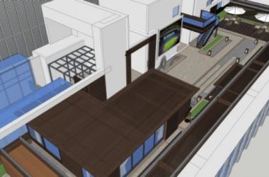 Modern Roof Garden Design: SketchUp Landscape Model Showcase-BIM WORLD