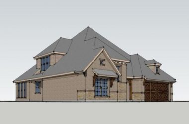 Modern Low-Rise Residential Model in SketchUp-BIM WORLD