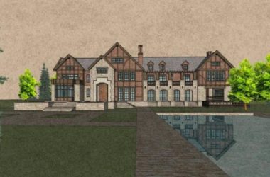 SketchUp Business Model: Multi-Story Classical Style Clubhouse Design-BIM WORLD