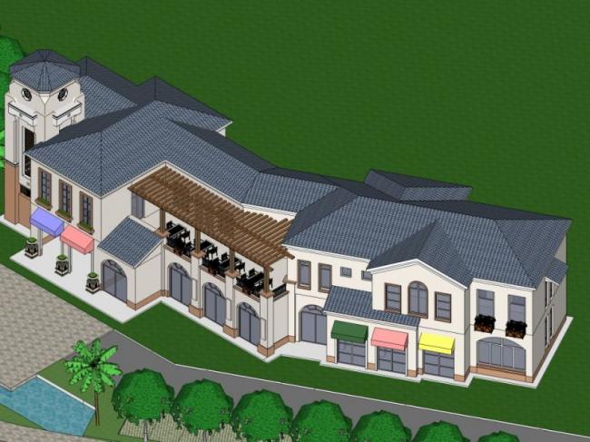 SketchUp Business Model: Designing Modern Low-Rise Commercial Buildings