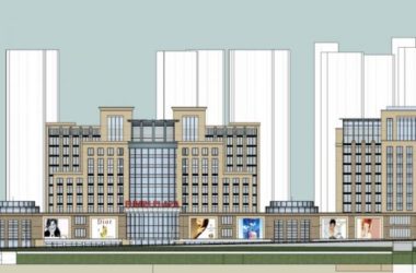 SketchUp Office Model: Classical-Style High-Rise Office Complex-BIM WORLD