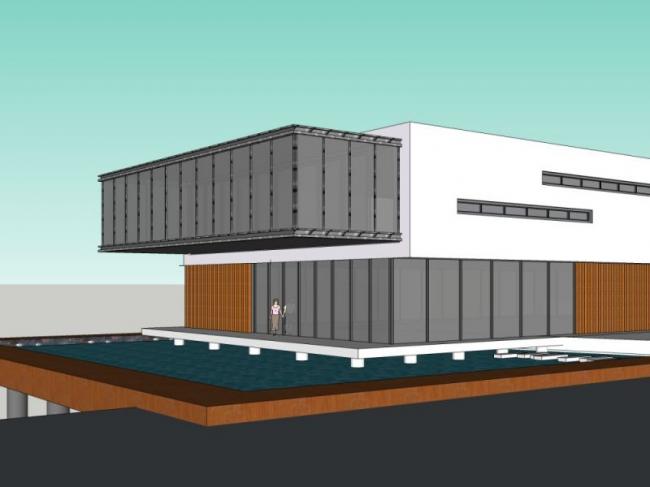 SketchUp Business Model: Designing a Modern Multi-Story Clubhouse