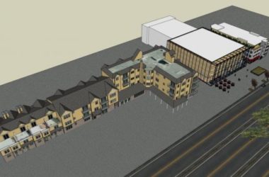 SketchUp Business Model: Modern Multi-Story Commercial Street Design-BIM WORLD