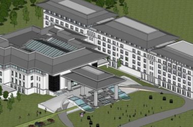 Modern Multi-Story Hotel Model in SketchUp Inspired by Chinese Design-BIM WORLD