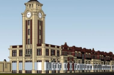 SketchUp Business Model: Classical Multi-Story Business Center Design-BIM WORLD