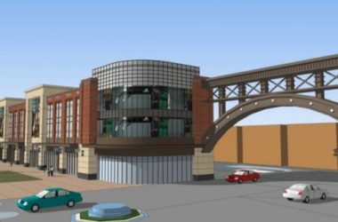 SketchUp Business Model: Modern Multi-Story Commercial Pedestrian Street Design-BIM WORLD