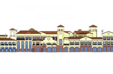 SketchUp Business Model: Multi-Story Classical Commercial Pedestrian Street-BIM WORLD