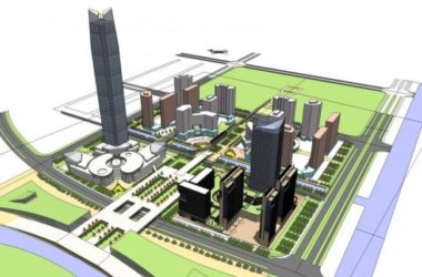 SketchUp Model of a Modern Super High-Rise Commercial, Residential, and Office Complex-BIM WORLD