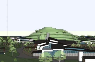 Modern Style SketchUp Office Model: Visitor Reception Center Lower Floor-BIM WORLD