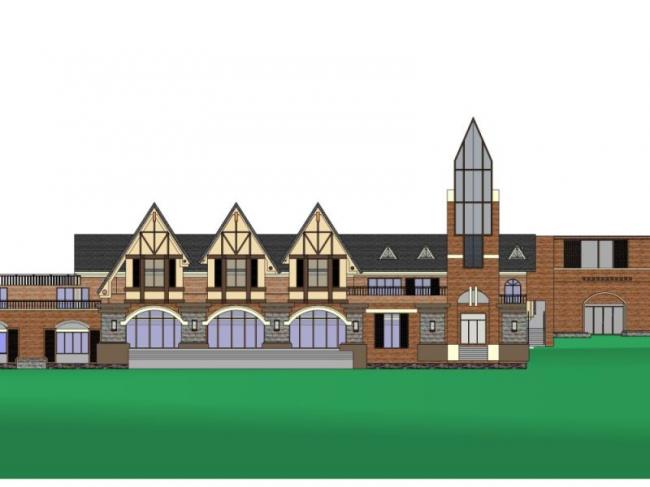 SketchUp Business Model: British Classical Style Low-Rise Guild Hall Design