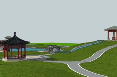 SketchUp Landscape Designs: Gardens, Parks, and Traditional Chinese Styles-BIM WORLD
