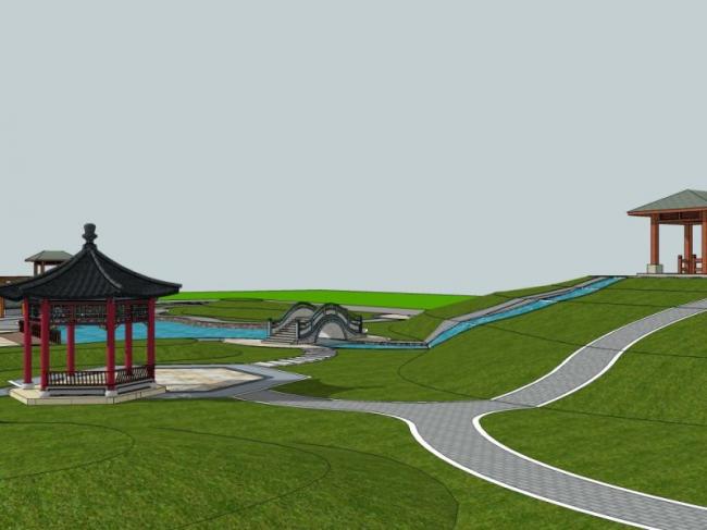 SketchUp Landscape Designs: Gardens, Parks, and Traditional Chinese Styles