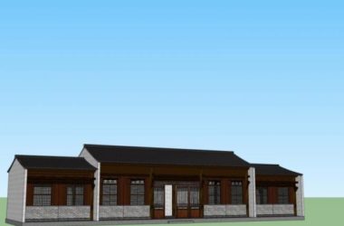 SketchUp Model of Multi-Story Ancient Chinese Architecture-BIM WORLD