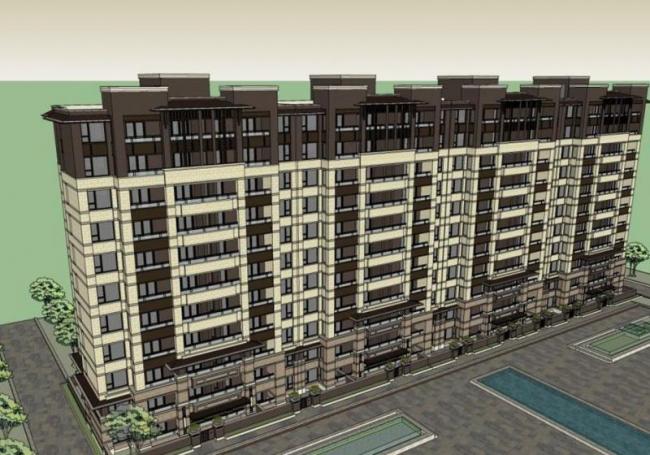 SketchUp Residential Models: Small and High-Rise Classical Style Buildings