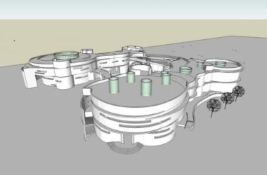 Modern Multi-Story School and Kindergarten Campus Design in SketchUp-BIM WORLD