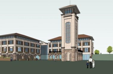 SketchUp Business Model: Multi-Story Classical Style Clubhouse Design-BIM WORLD