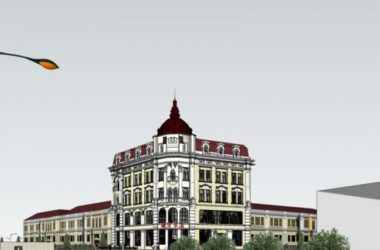 SketchUp Cultural Model: Multi-Story Bookstore in Classical Architectural Style-BIM WORLD