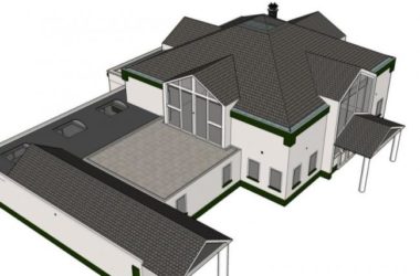 SketchUp Business Model: Clubhouse Design Inspired by Modern Chinese Style-BIM WORLD
