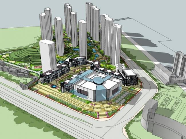 SketchUp Tutorial: Designing a Multi-Story Classical Commercial Complex