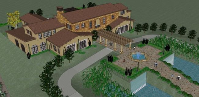SketchUp Business Model: Designing a Classical Low-Level Clubhouse