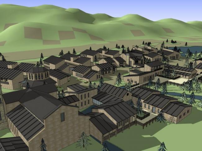 SketchUp Business Model: Designing a Modern Multi-Story Chinese Style Clubhouse
