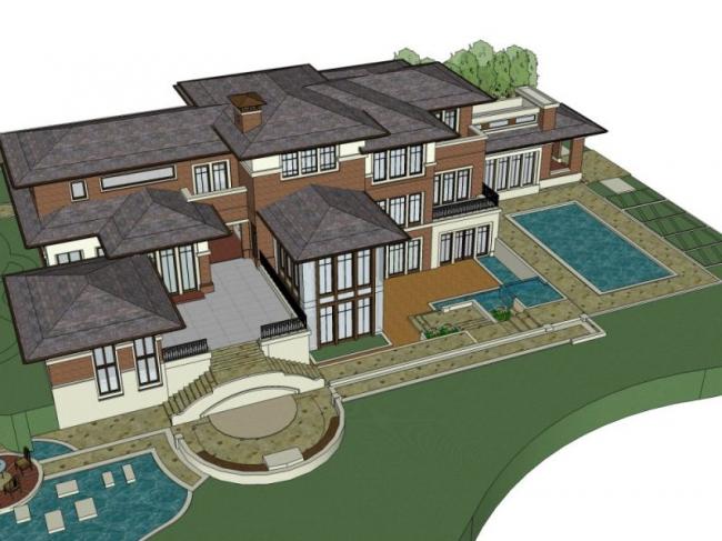 SketchUp Business Model: Designing a Modern Multi-Story Clubhouse