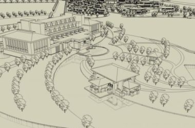 SketchUp Business Model: Modern Multi-Story Clubhouse Design-BIM WORLD