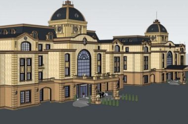 SketchUp Business Model: Designing a Multi-Story European Classical Style Club-BIM WORLD