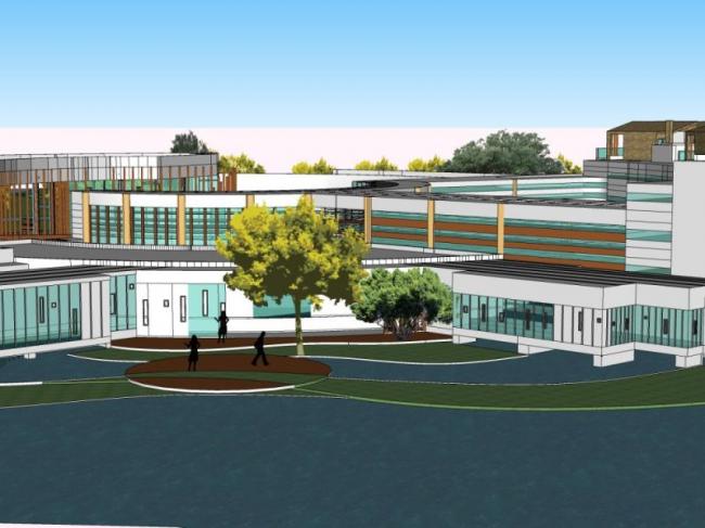 Modern Multi-Story Resort Hotel Cluster | SketchUp 3D Model