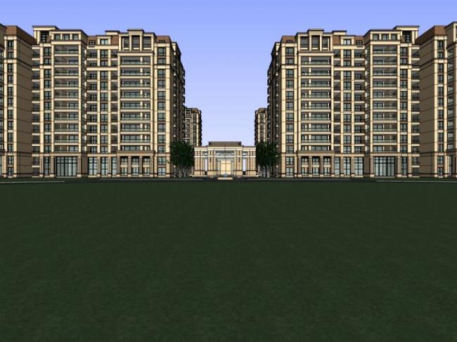 SketchUp Residential Models: Small to High-Rise Classical Style Buildings